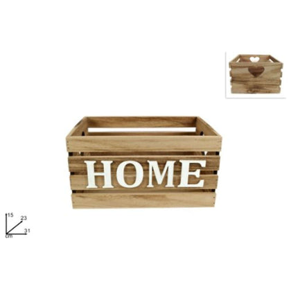 Cassetta Legno Home 31X23X15 Nat. 53636