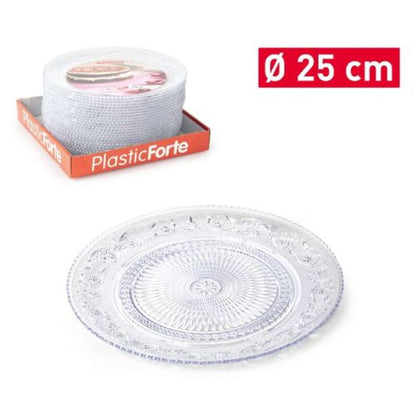 Piatto Trasp. Crystal 25Cm 1481306 Pf
