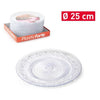 Piatto Trasp. Crystal 25Cm 1481306 Pf