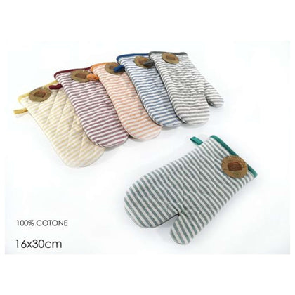 Guanto Da Forno 16X30Cm Righe 565358 Gt