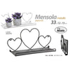 Mensola Cuore Pieghevole 33X15X12 813788 Gc