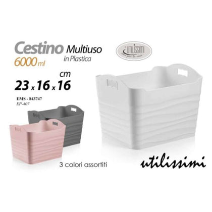 Cestino 6Lt 23X16X16Cm 843747 Gc