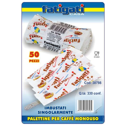 Paletta X Caffe Monouso 50Pz 344376 Fat