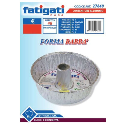 Forma Baba' Alluminio D19 Cm 6 27640 Fat