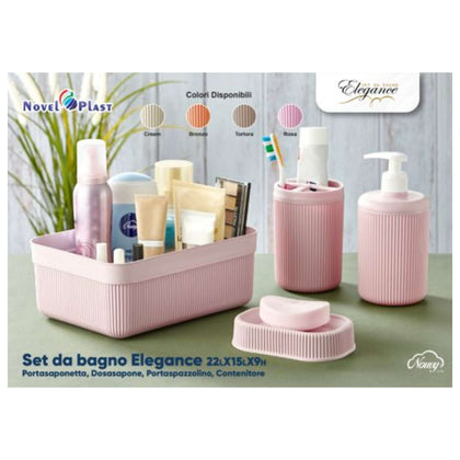 Set Bagno 4Pz Elegance 811413 Nouvy