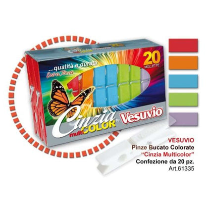 Mollette Cinzia 20Pz Color 61335 Vesuvio