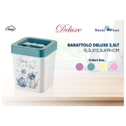 Barattolo Deluxe per Tea 3,5 litri - 15,5x15,5xh19 cm