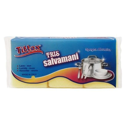 Spugna 3Pz Salvamani 5 Sm