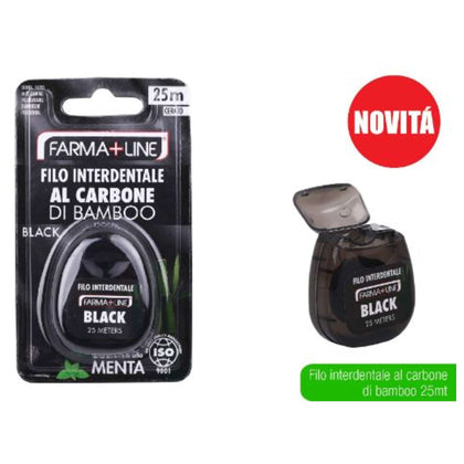 Filo Interdentale Nero 25Mt 5116A Casa+