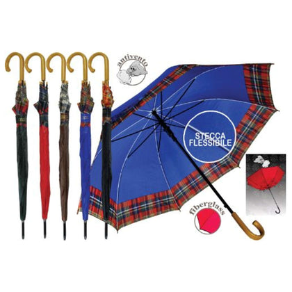 Ombrello Aut. 8St. B.Scura 2430 Ip