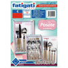 Set Posate Acciaio 30Pz Tortora 45101