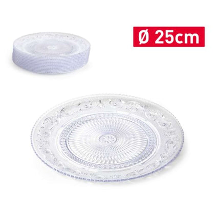 Piatto Trasp. Crystal 25Cm 1492206 Pf