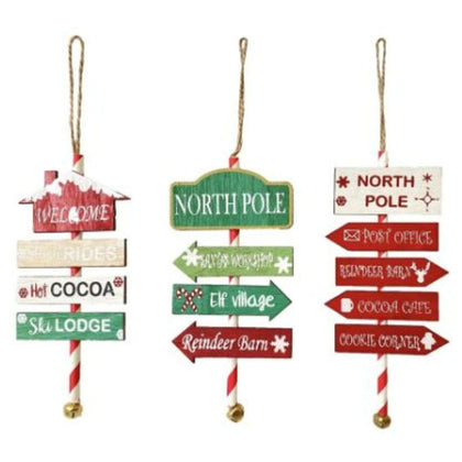 Poster Indicatore Natale - Pendente Natalizio 20Cm 156200 Ger