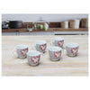 Tazzina Caffe' 6Pz S/P Butterfly Heart