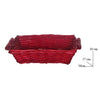 Cesto Vimini Rett. Rosso 36X27X10Cm 173