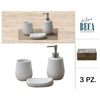 Set Bagno Ceramica 3Pz Jerry Bco 77325