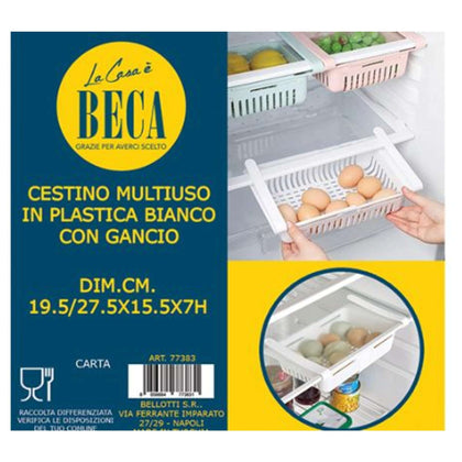 Cestino Multiuso Bco Pl C/G 8125 19X15X7