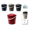 Pattumiera Con Coperchio 15Lt - Colori Assortiti - 32X31 Cm 77480
