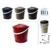 Pattumiera Con Coperchio 20Lt - Colori Assortiti - 35X31 Cm 77481