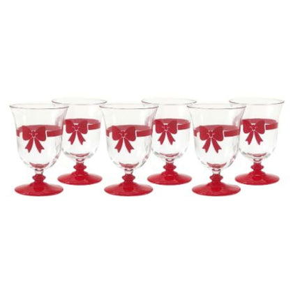 Calice 6Pz Fiocco Rosso 1287/0769