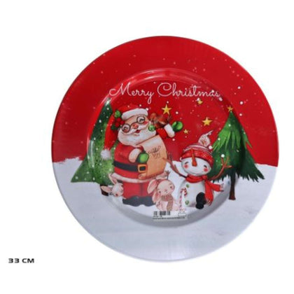 Sottopiatto Natale 33Cm Metallo 151694