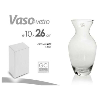 Vaso Vetro 10X26Cm 828072 Gc