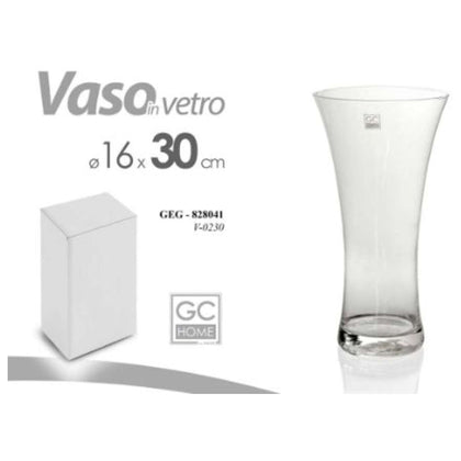 Vaso Vetro 16X30Cm 828041 Gc