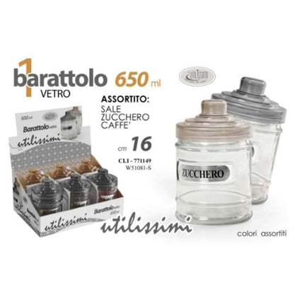 Barattolo in Vetro 650 ml - Fantasia assortita