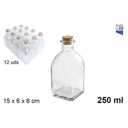 Bottiglia Vetro Nat. C/T Su.250Ml 107822