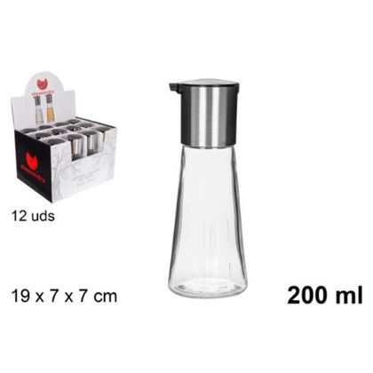 Oliera Vetro C/T Acciaio 200Ml 105841 Cm