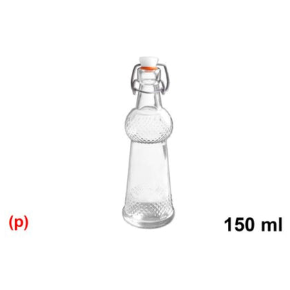Bottiglia Vetro Con Tappo Meccanico 150Ml 118759