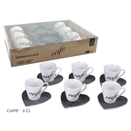 Tazzina Caffe 6Pz C/P Ardesia 635905 Gt