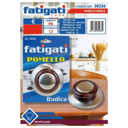 Pomello Radica Per Pentole - 1 Pezzo 30236 Fatigati