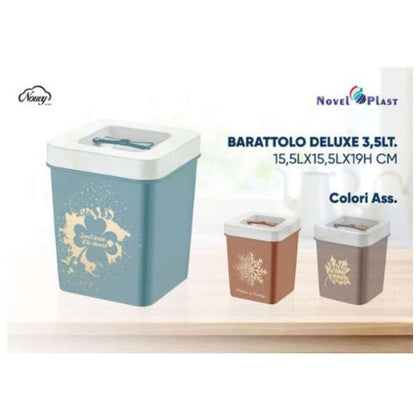 Barattolo per Alimenti Deluxe New 3,5 litri - 15,5x15,5xh19 cm