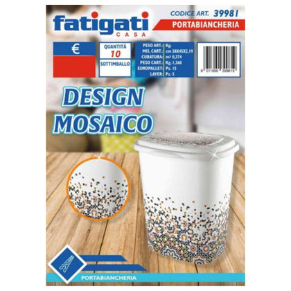 Portabiancheria Design Mosaico 39981 Fat