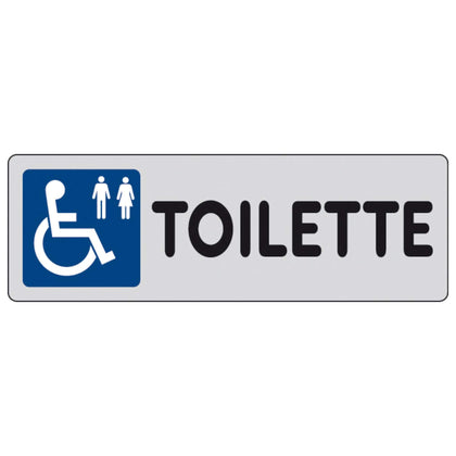 Etichetta Adesiva 150X50 Toilette (Disabili) - 10 Pz