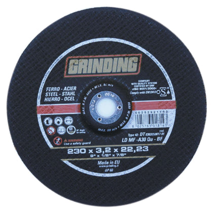 Grinding Disco Per Ferro D 230X3,2 Mm Ldmf - 25 Pz