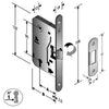 Patent B.Bitter 8/90 Scrocco Centrale Bt E50 Cromata Con Gaccia - 5 Pz