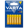 Varta Longlife Alcaline M/Stilo Bl.6 Pz - 10 Bl