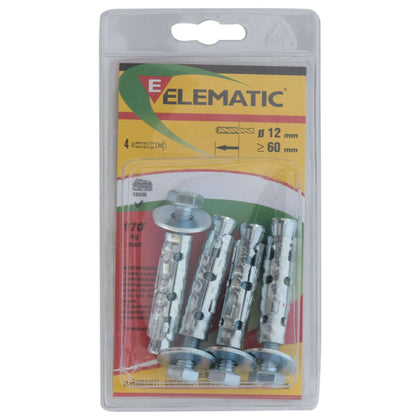 Elematic Blister Tassello Le G6 Gancio 2 Pz - 8 Cf