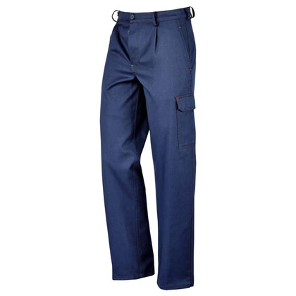 Pantalone Super Cargo Multitasche Blu Tg.48