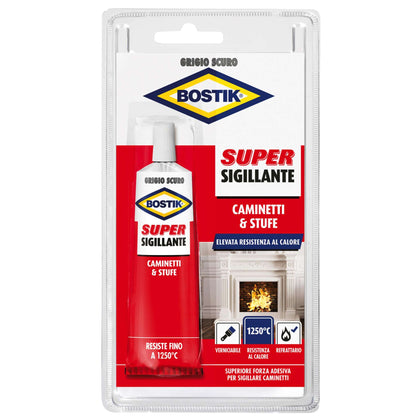 Bostik Mastice Caminetti Stufe Tubetto 100 G