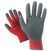 Guanti Nylon/Lattice Rosso/Grigio Tg. 8 - 12 Pa