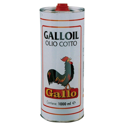 Olio Di Lino Cotto Gallo Da Lt.1 - 20 Pz