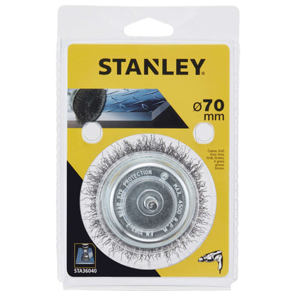 Piranha Stanley Sta36040 (X36040) Spazzola Acciaio A Tazza D.75