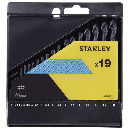 Piranha Stanley Sta56025 (X56025) Cassetta 19 Punte Hss
