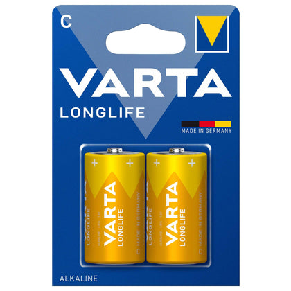 Varta Longlife Alcaline 1/2 Torcia Bl.2 Pz  - 10 Bl