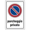 Targa Segnaletica Parcheggio Privato - 10 Pz