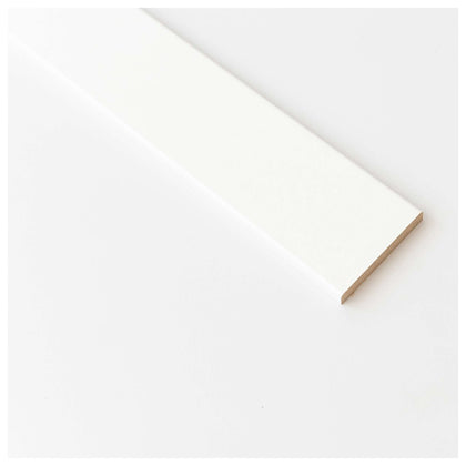 Coprifilo 70X10 Mm Mdf 240 Cm Bianco R6 - 10 Pz