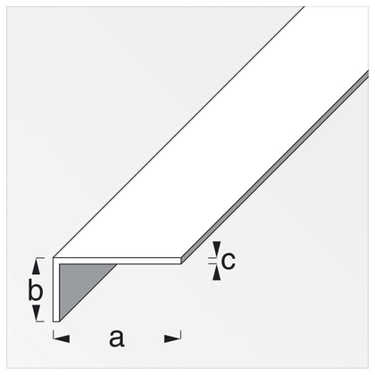 Profilo Bianco H.200 Cm Elle 15X10X1 Mm - 5 Pz